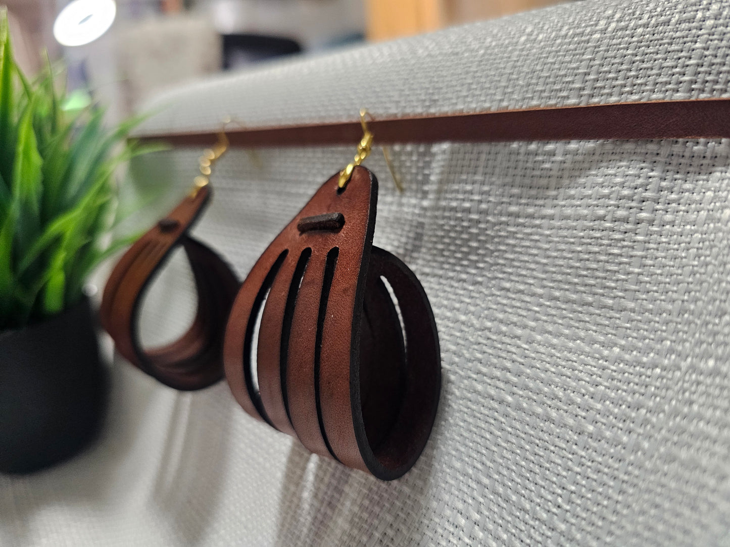Genuine Leather Earrings