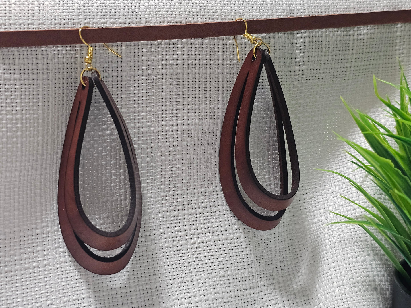 Genuine Leather Earrings