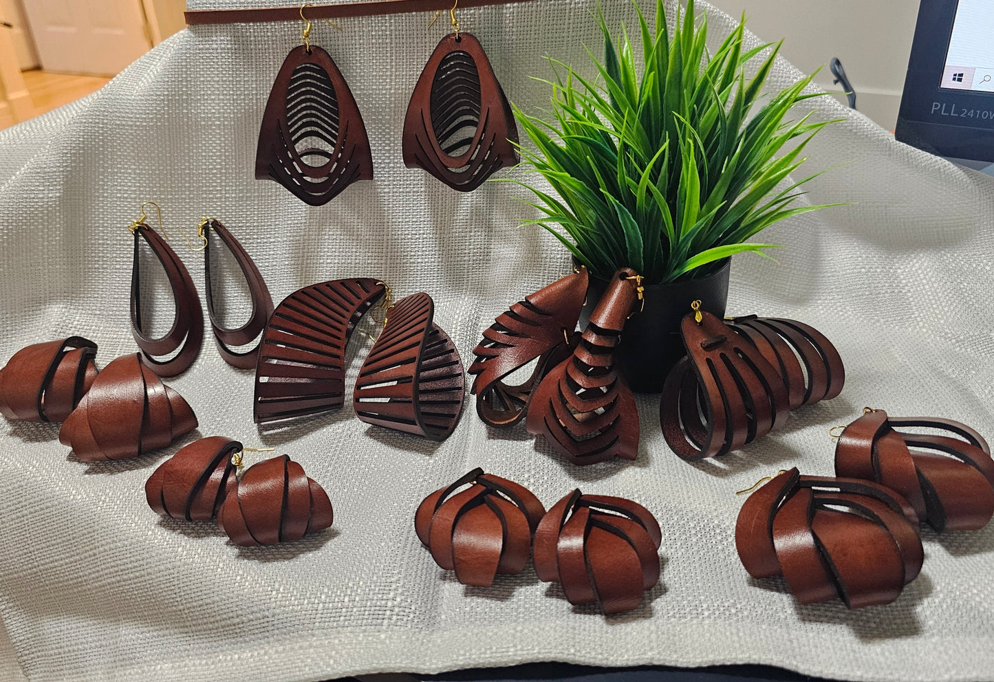 Genuine Leather Earrings