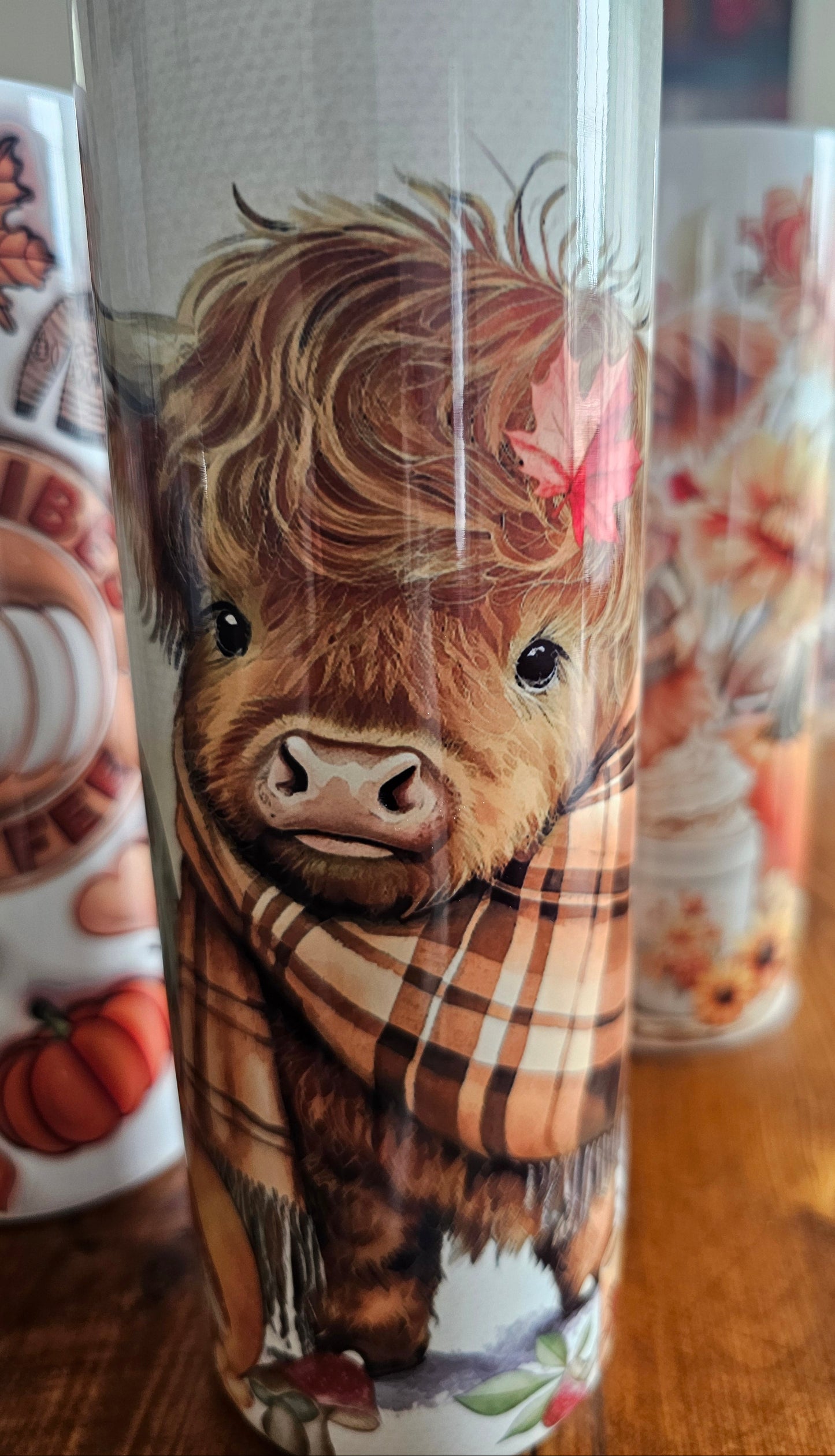 Highland Cow - Maple Leaf