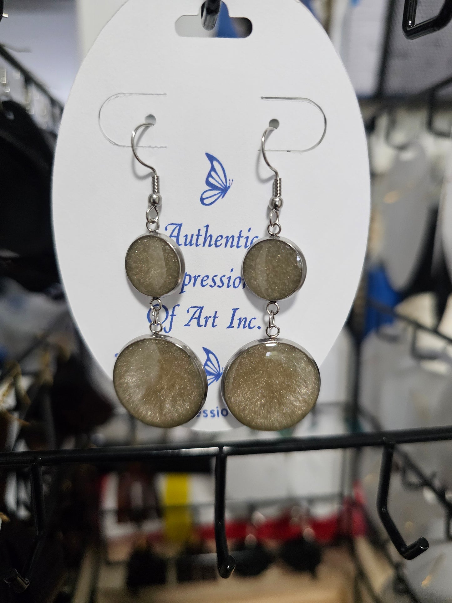 Resin Drop Earrings