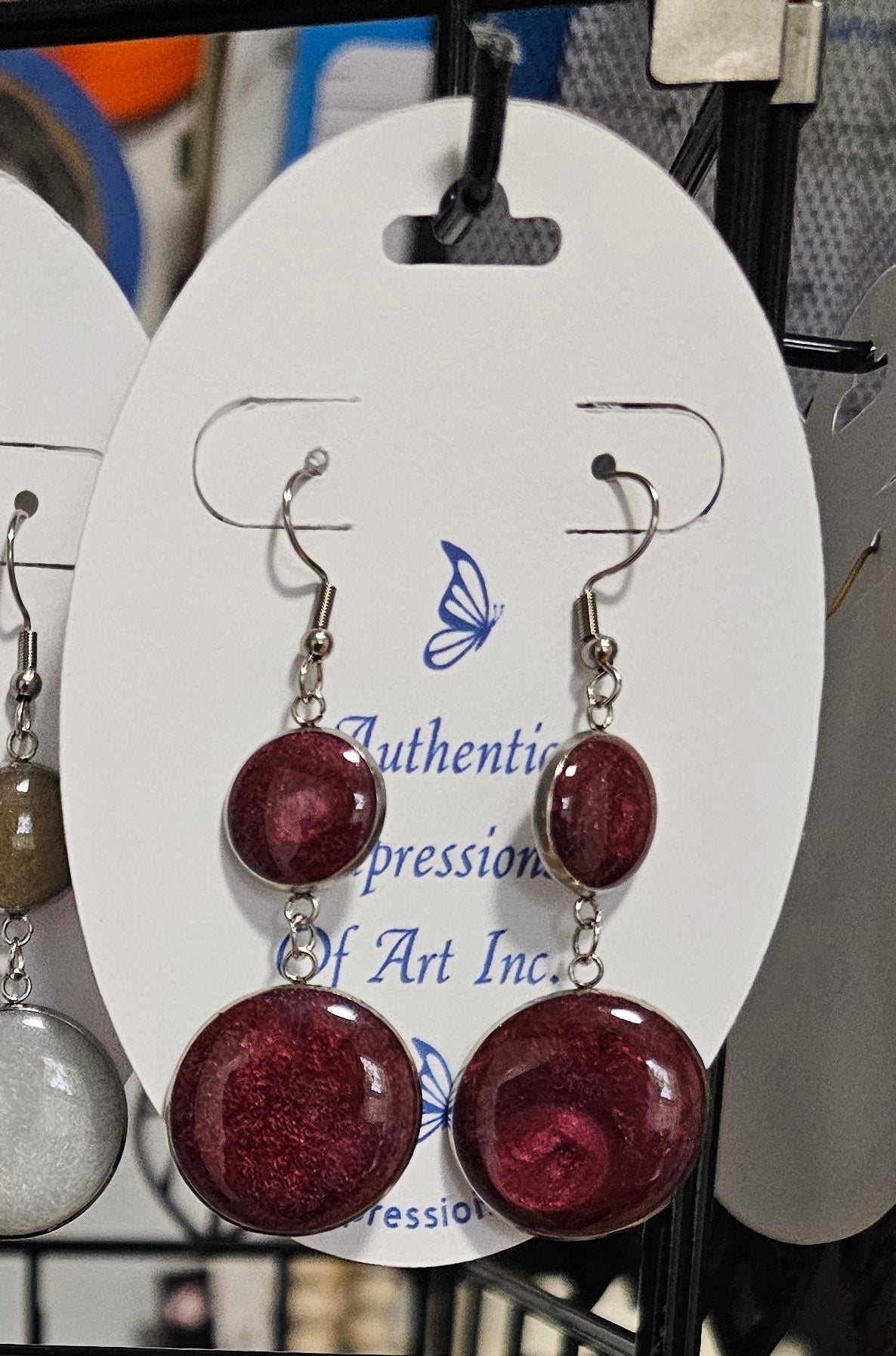 Earring and Necklace Set - Pistachio