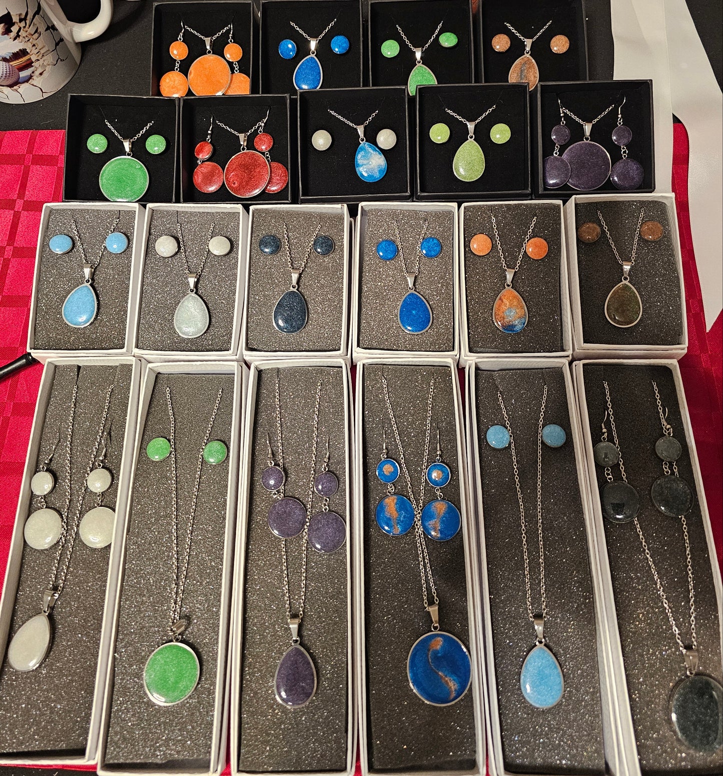 Earring and Necklace Set - Blue Skies