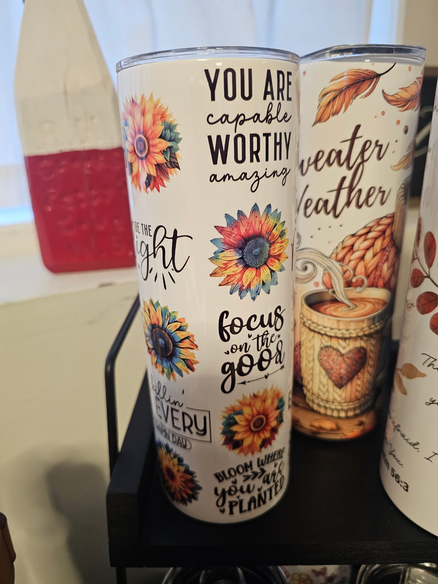 Rainbow Sunflower Affirmations
