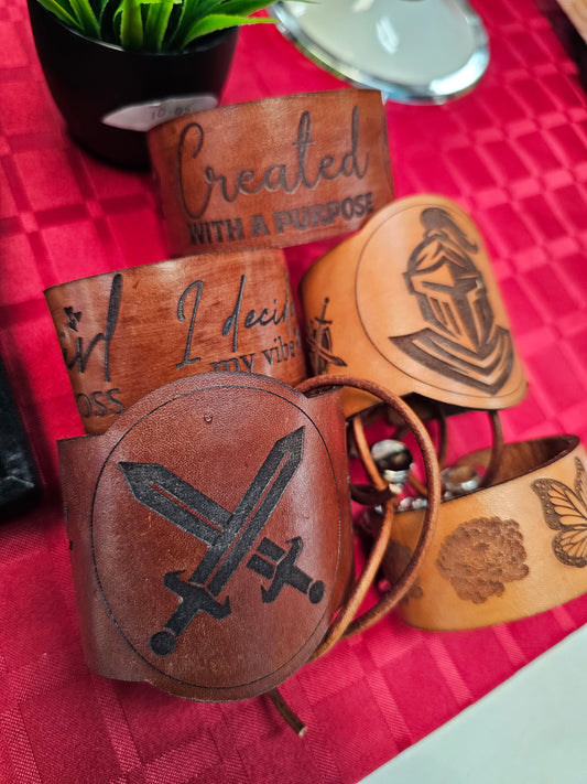 Custom Leather Bracelets