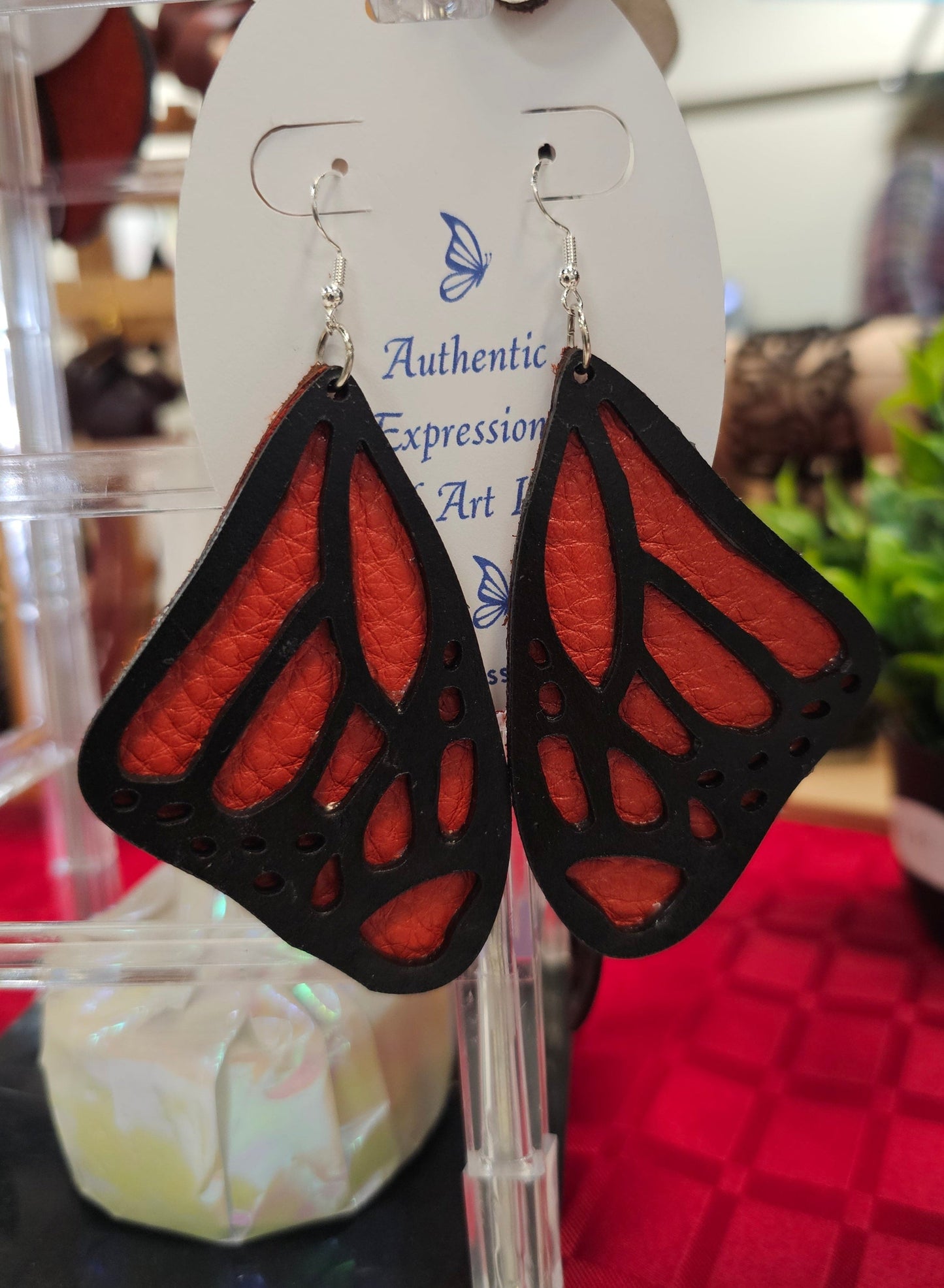 Genuine Leather Earrings