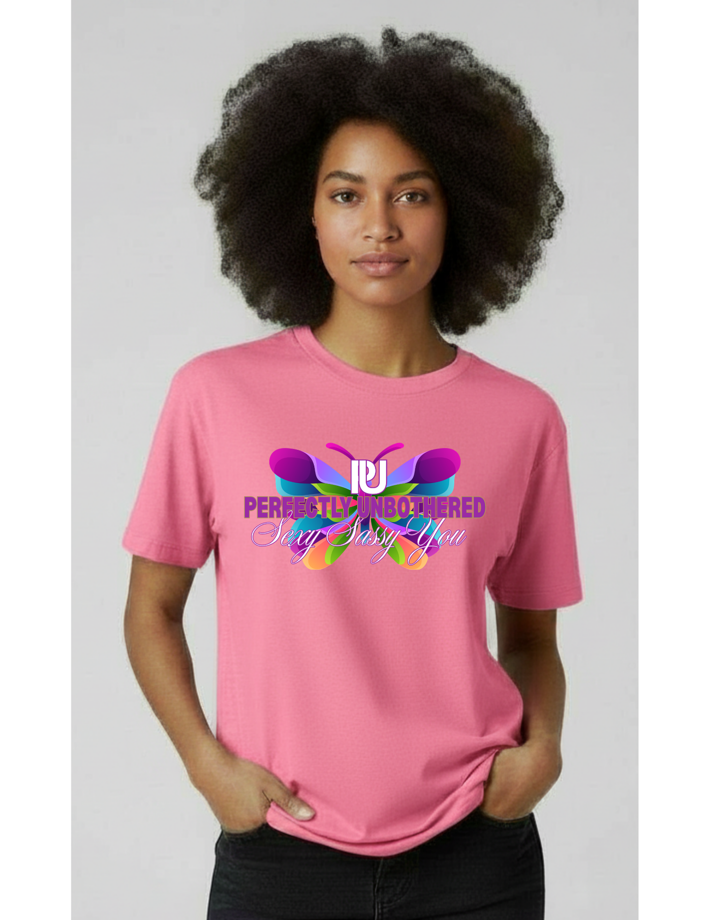 Perfectly Unbothered - Rainbow Butterfly