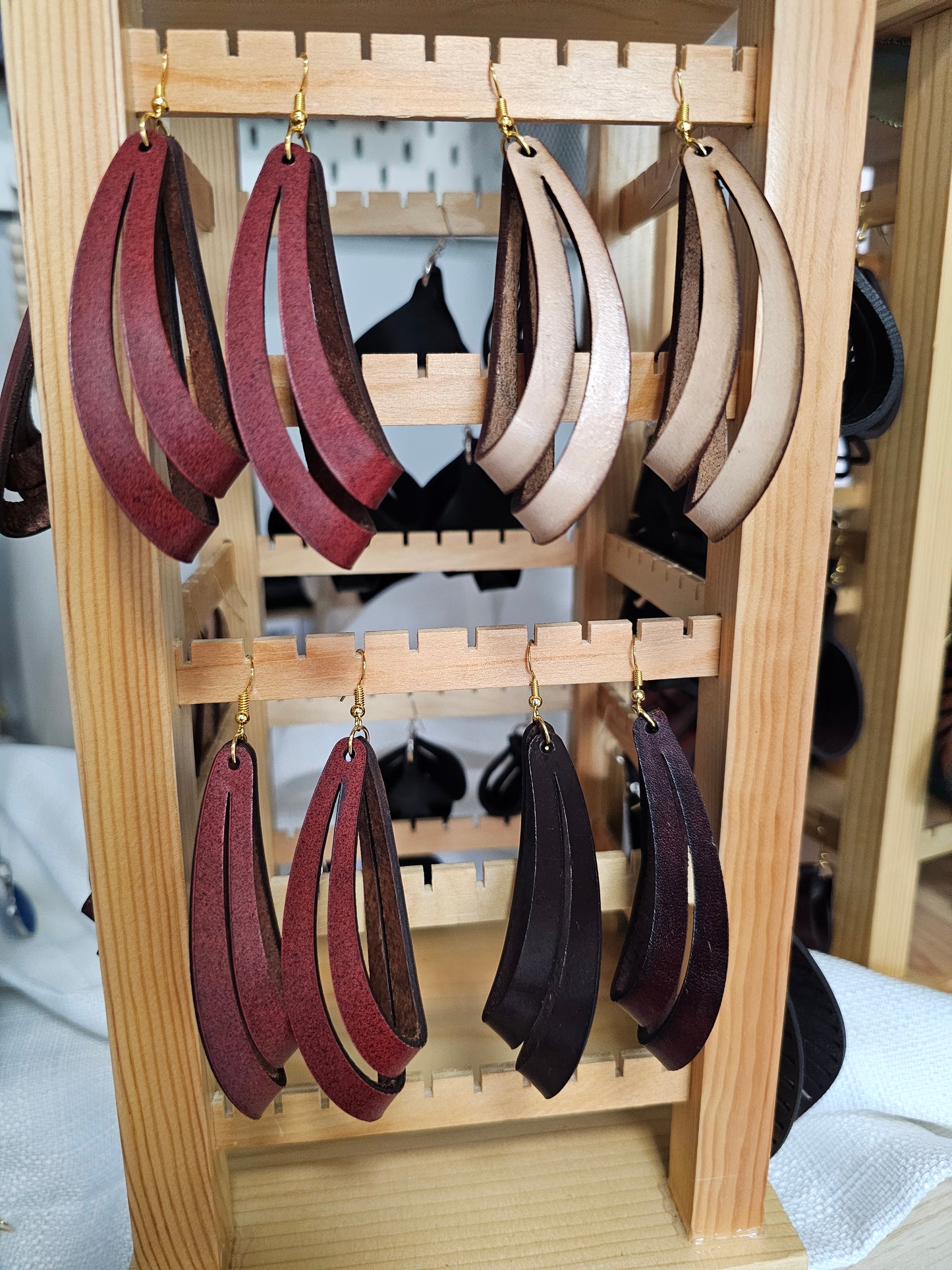 Genuine Leather Earrings