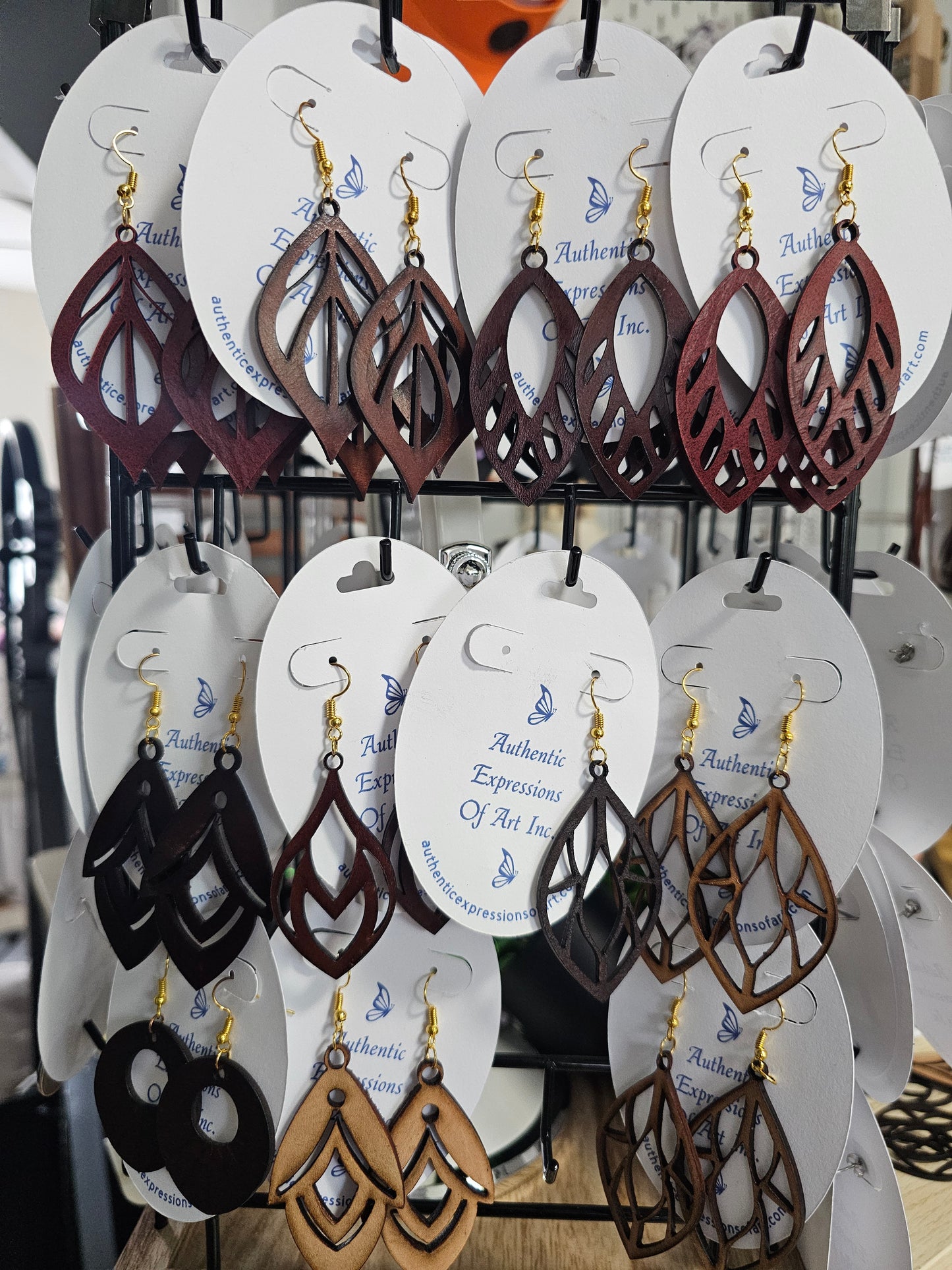 Genuine Leather Earrings