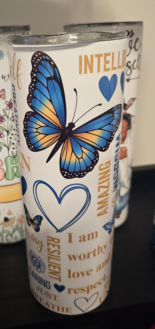 Blue Butterfly Affirmations