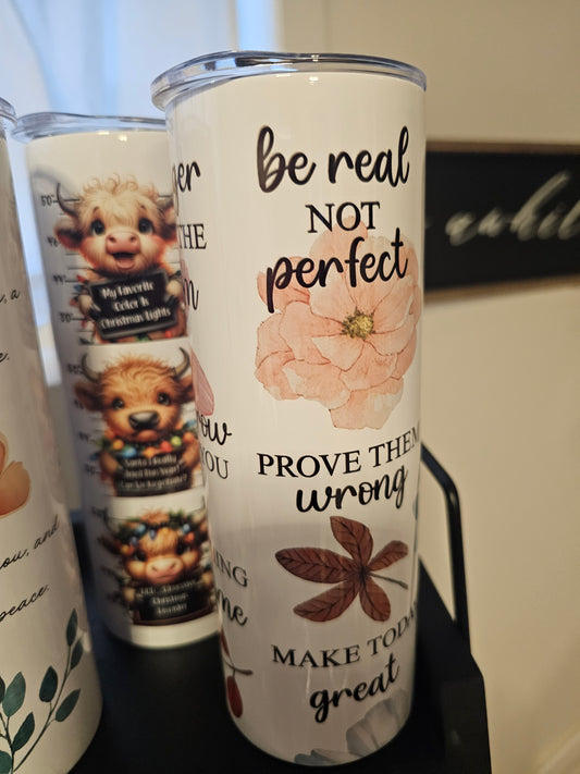 Be Real Not Perfect Affirmations