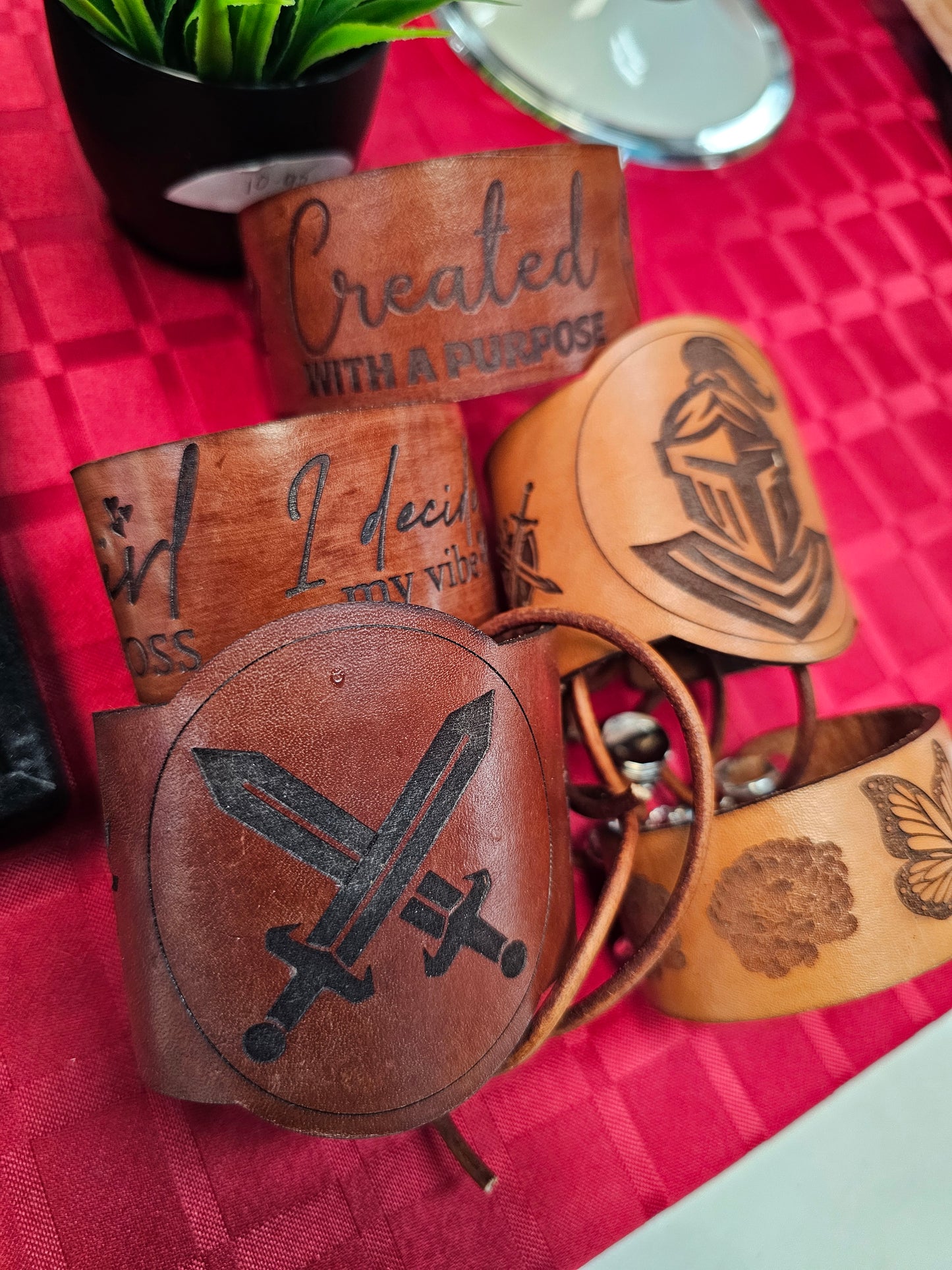 Custom Leather Bracelets